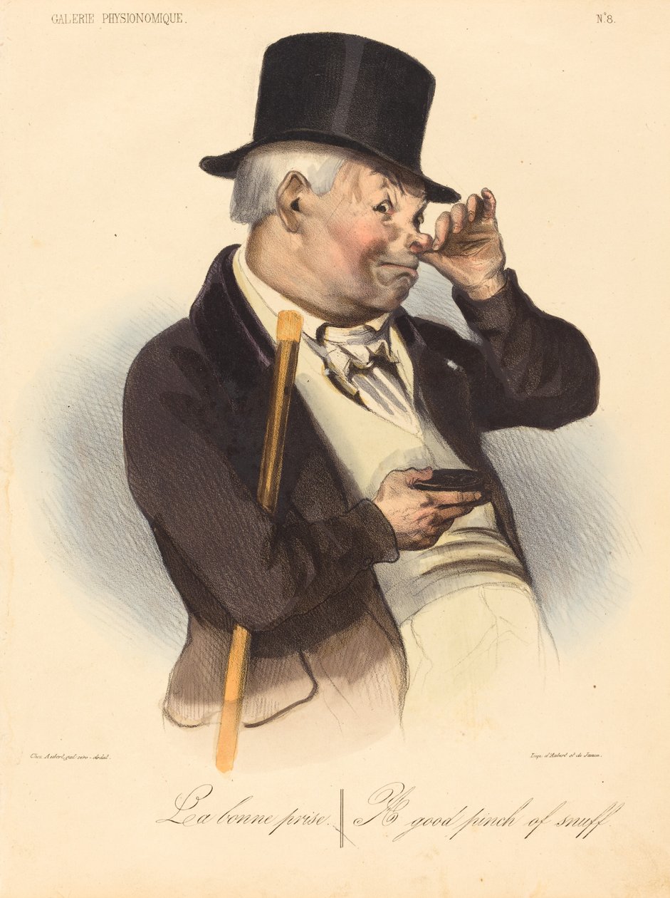 Właściwy chwyt autorstwa Honoré Daumier