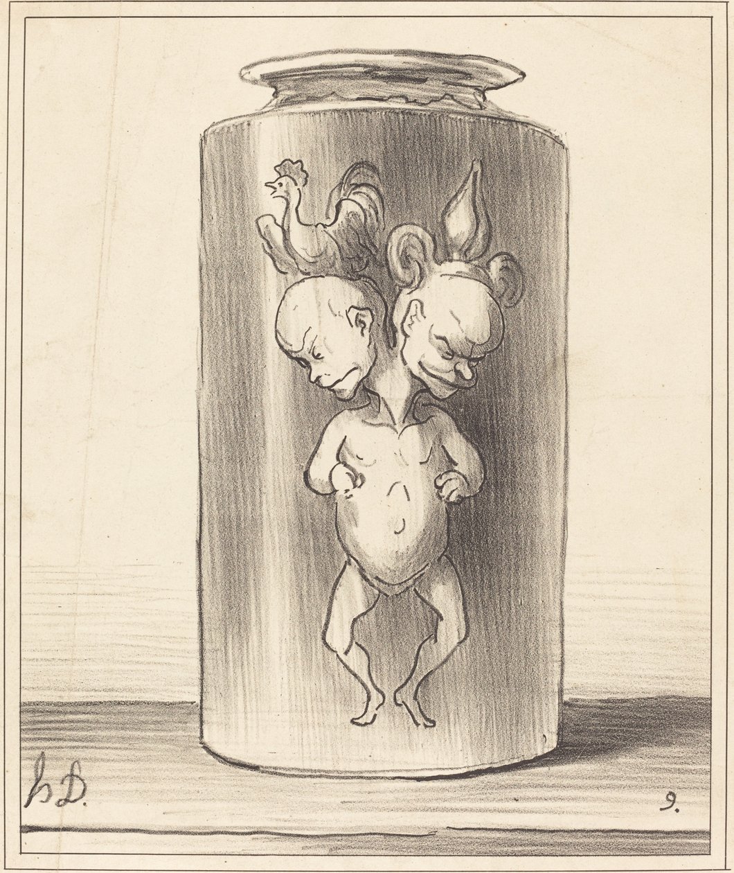 Połączenie autorstwa Honoré Daumier