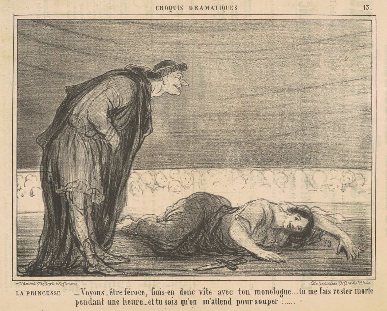 Księżniczka autorstwa Honoré Daumier