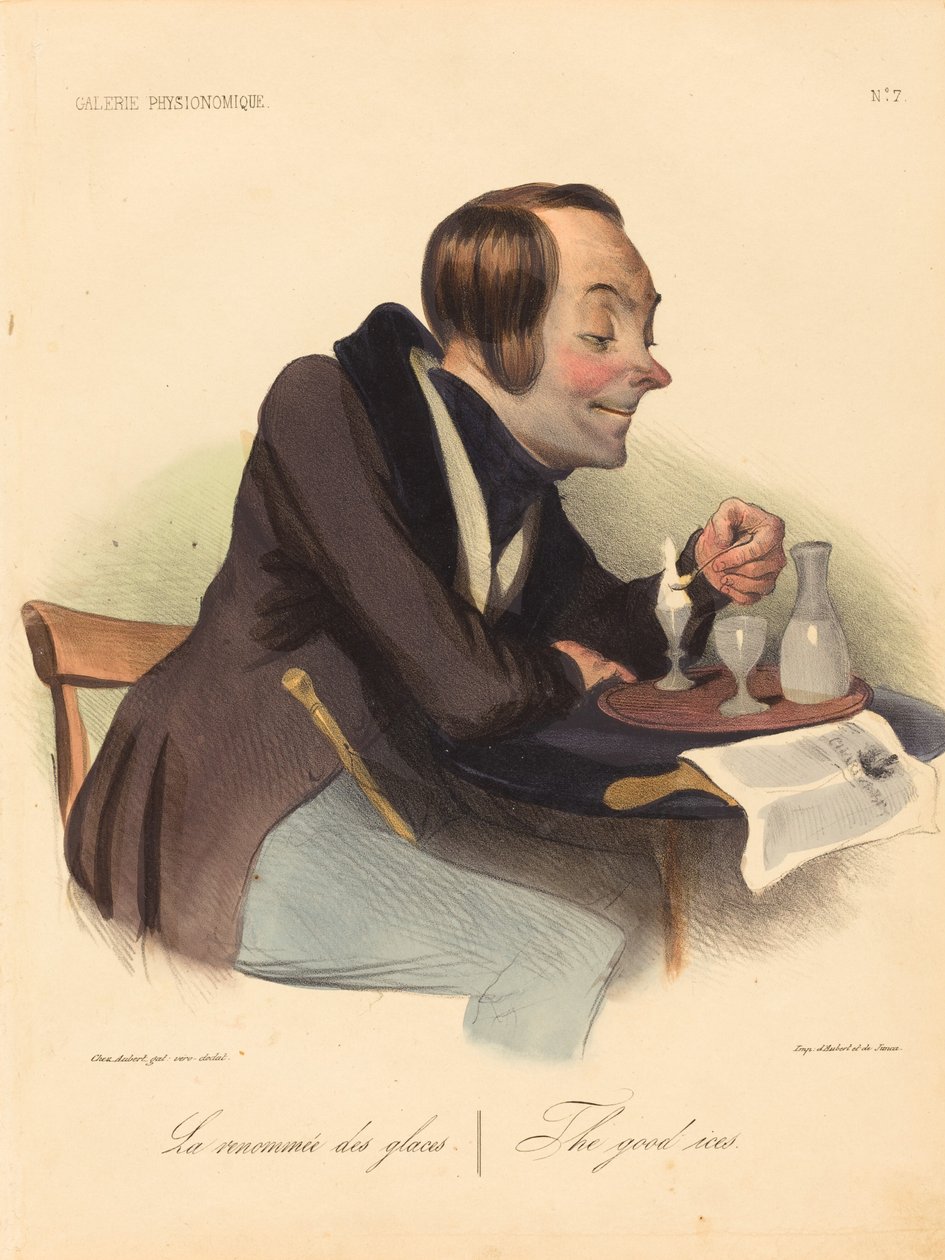 Sława lodów autorstwa Honoré Daumier
