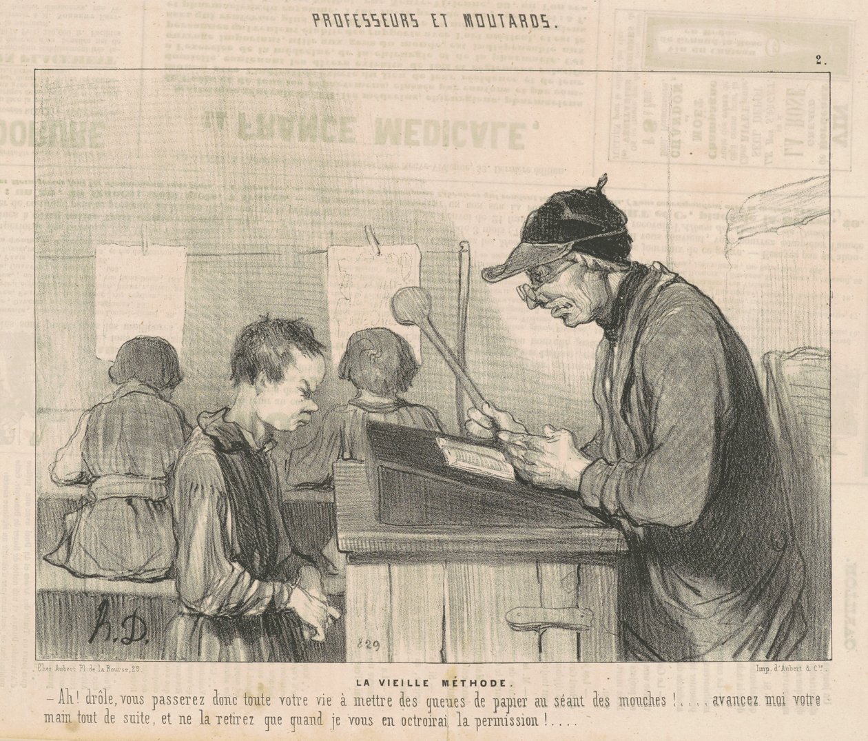 Stara metoda autorstwa Honoré Daumier