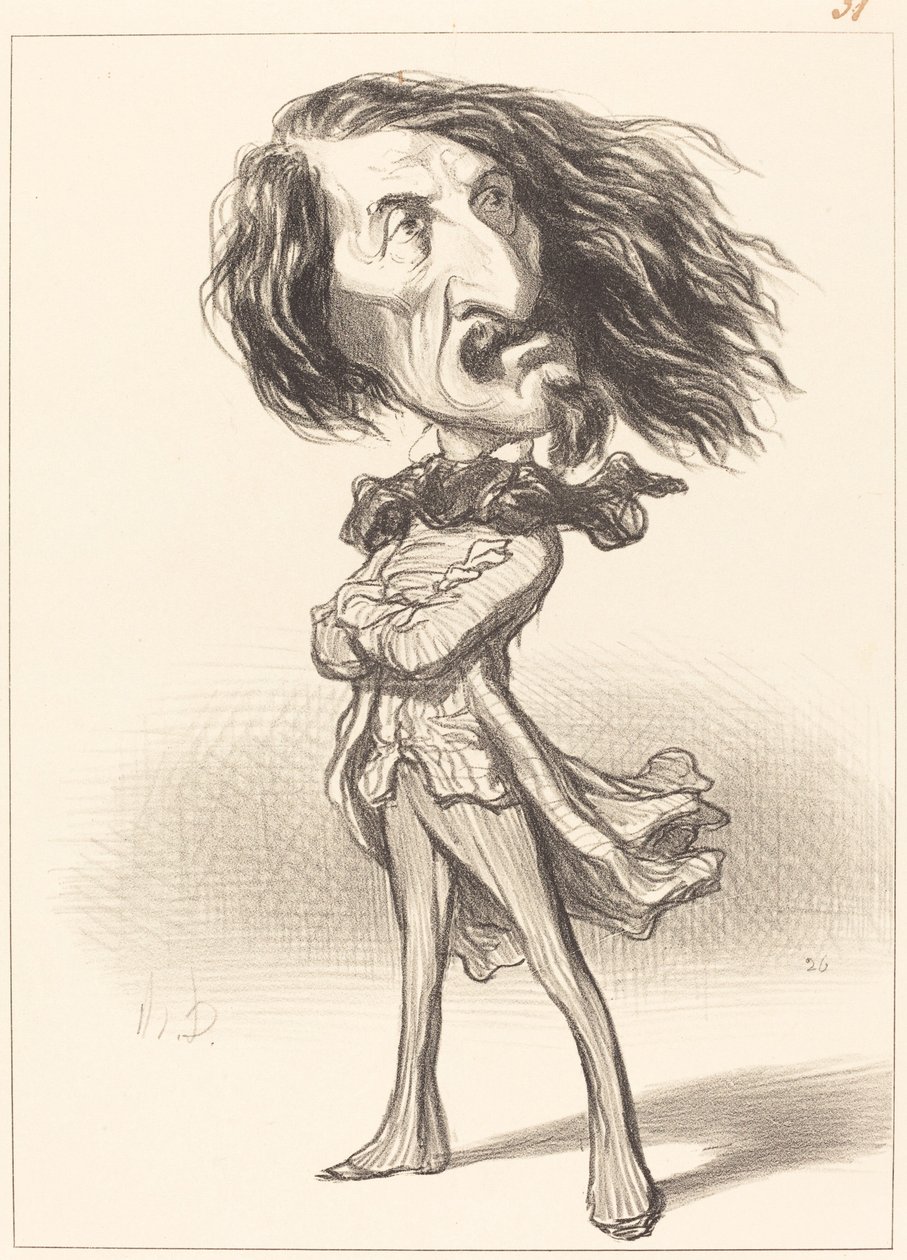 Lagrange autorstwa Honoré Daumier