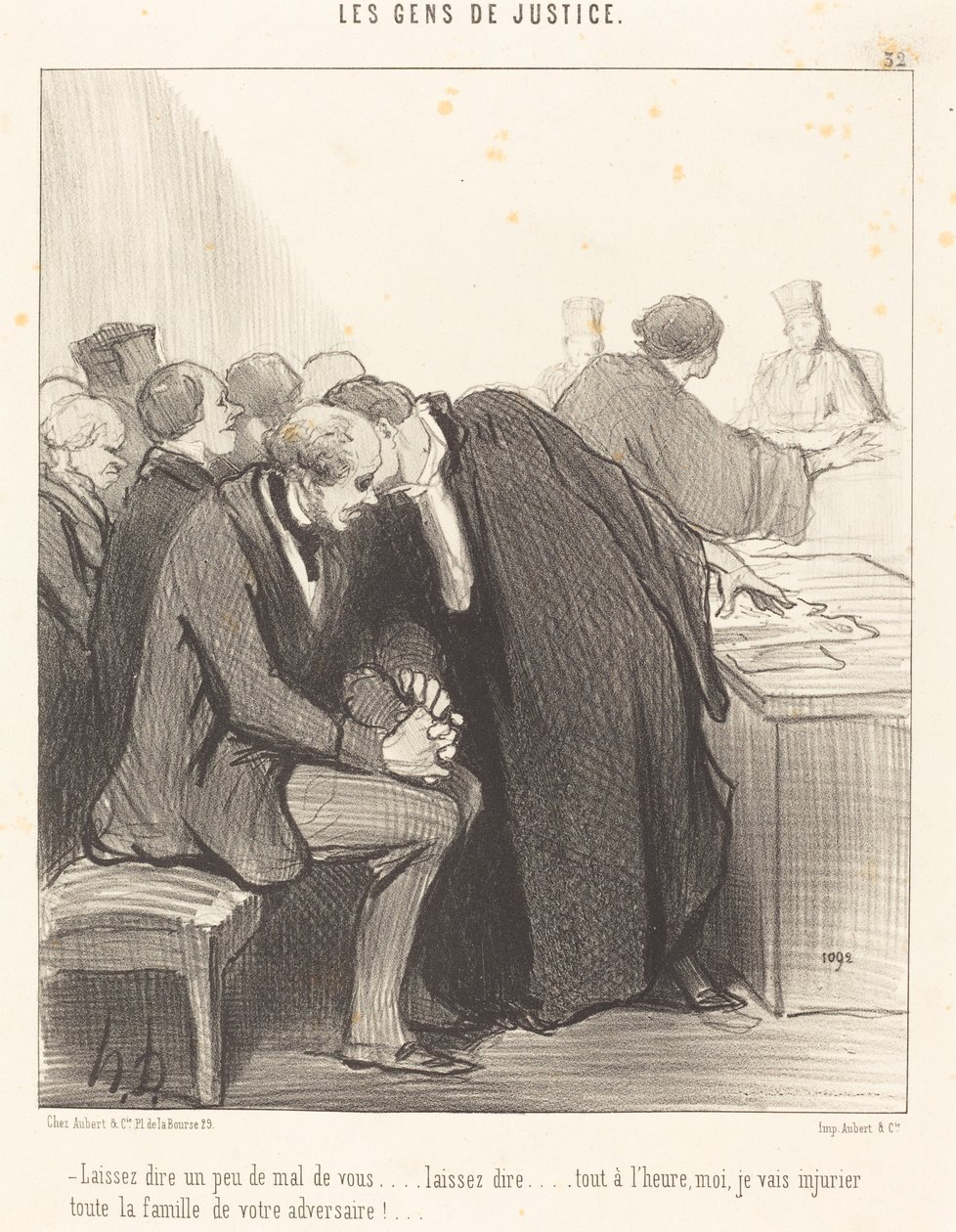 Powiedzmy trochę źle o tobie... autorstwa Honoré Daumier