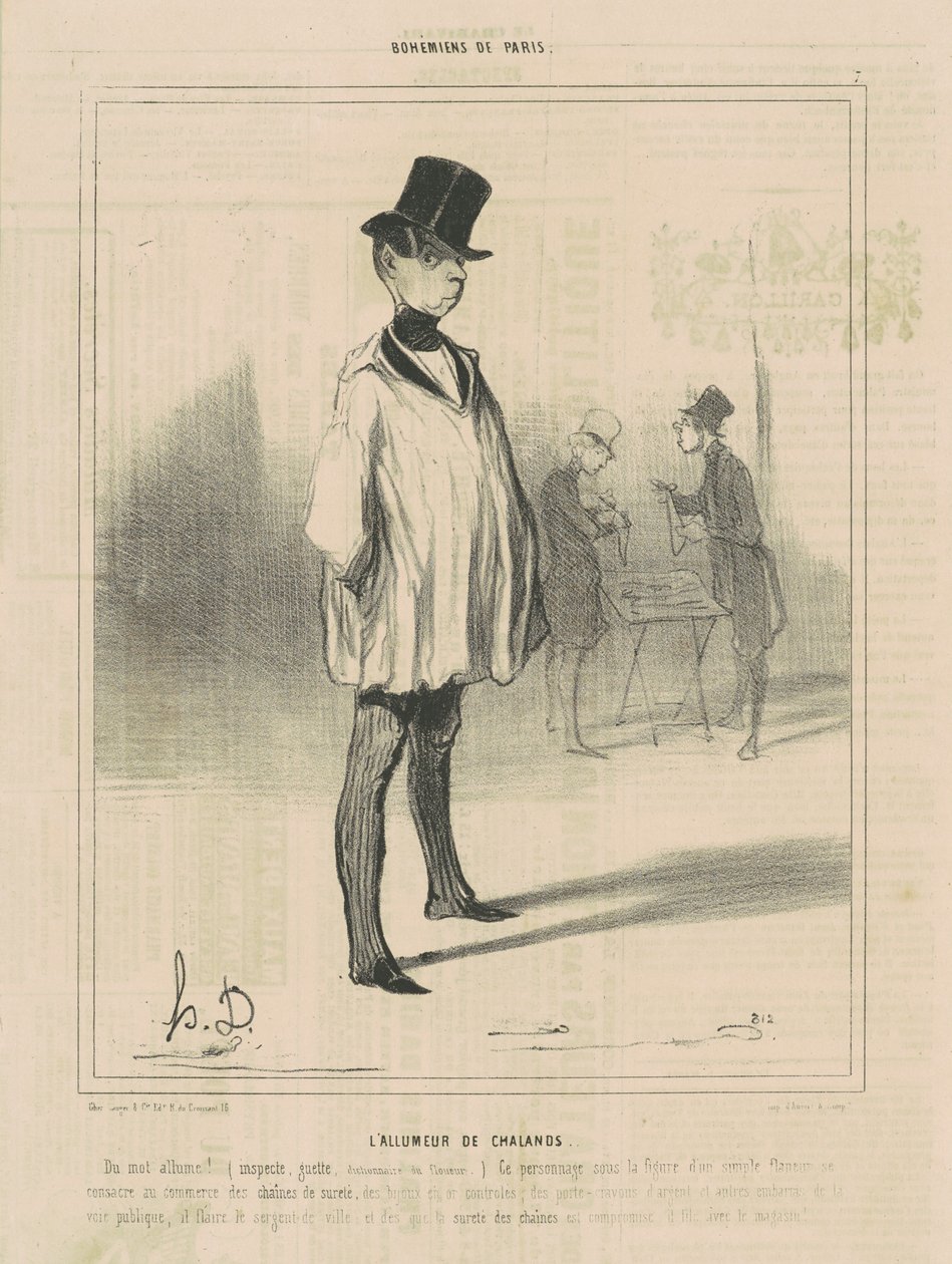 Zapalniczka barek autorstwa Honoré Daumier