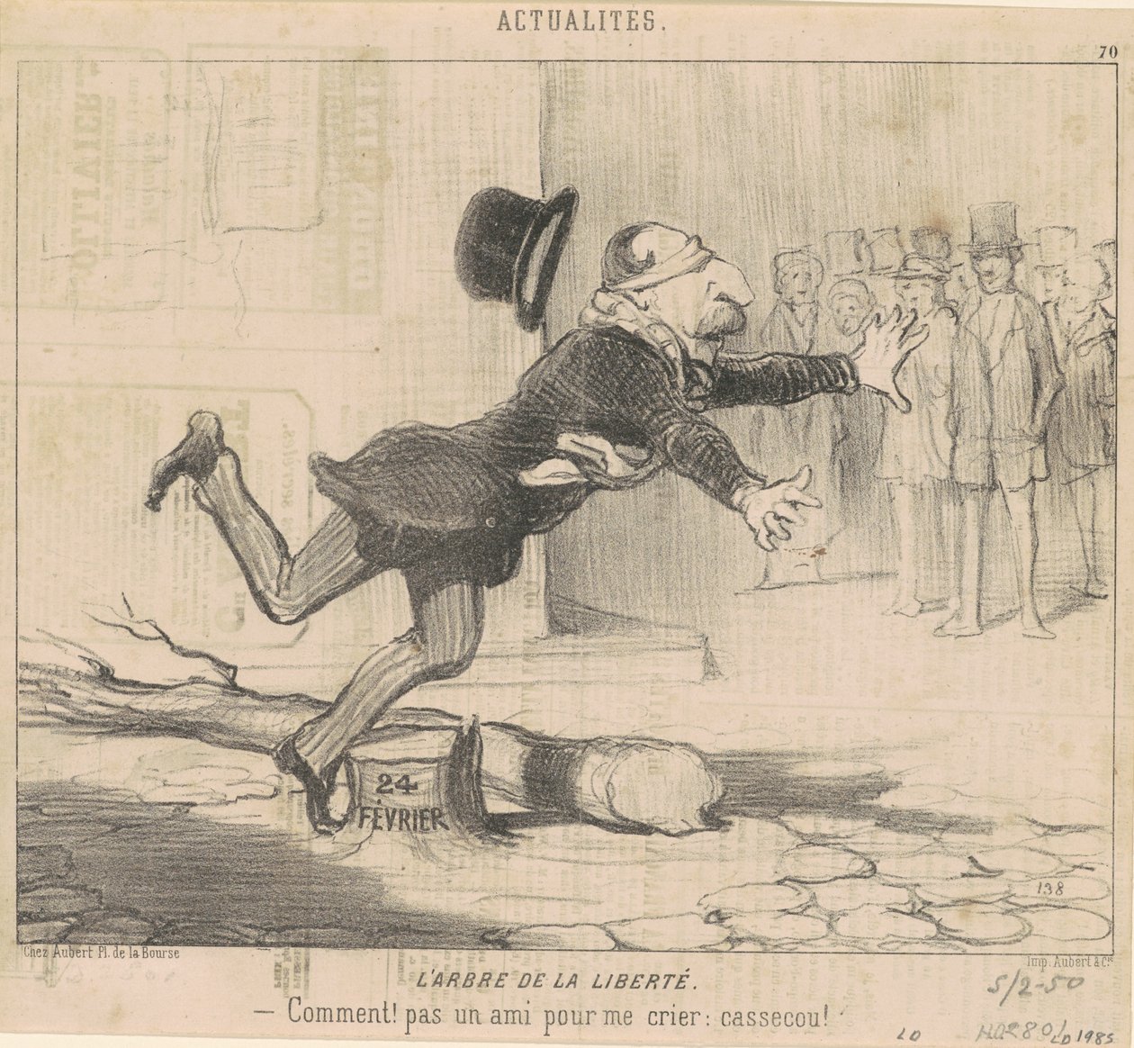 Drzewo Wolności autorstwa Honoré Daumier