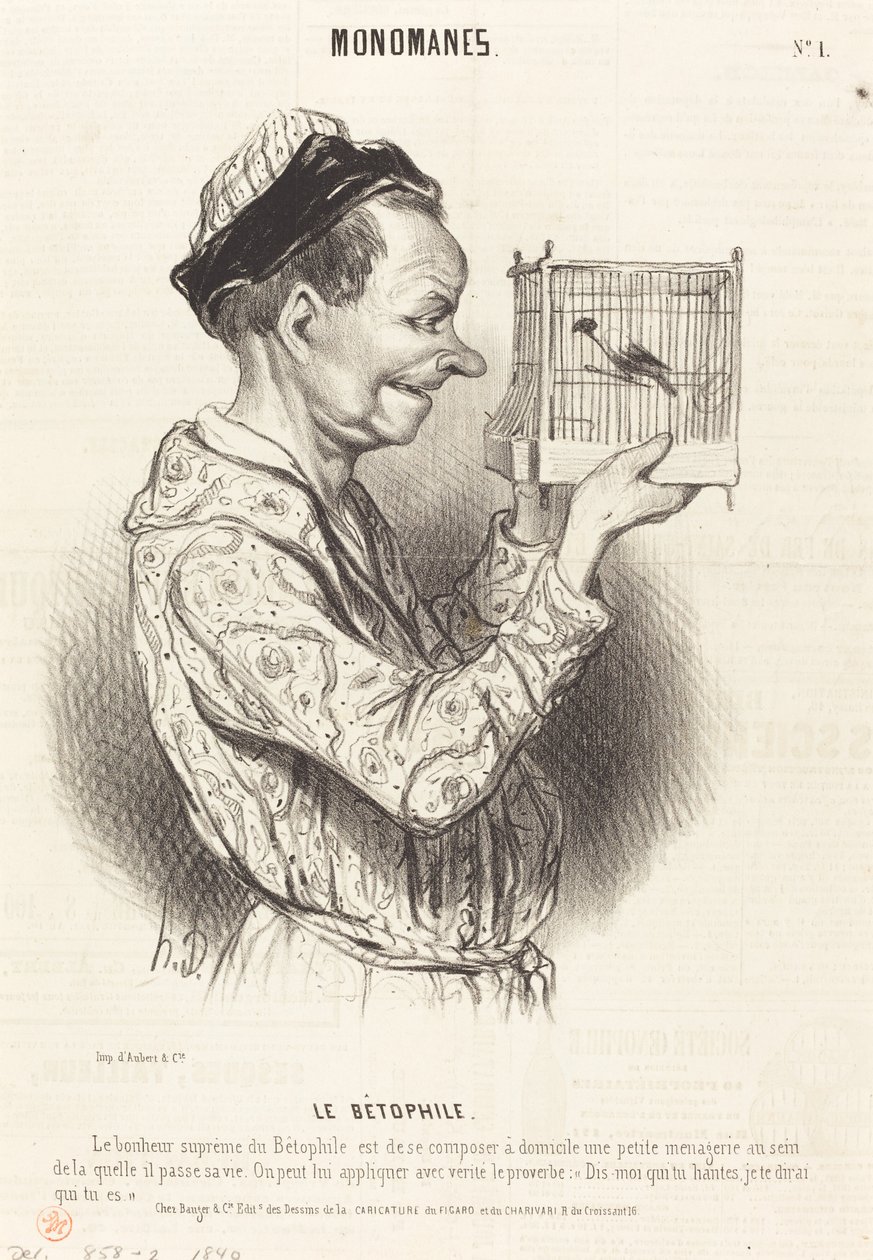 Betofil autorstwa Honoré Daumier