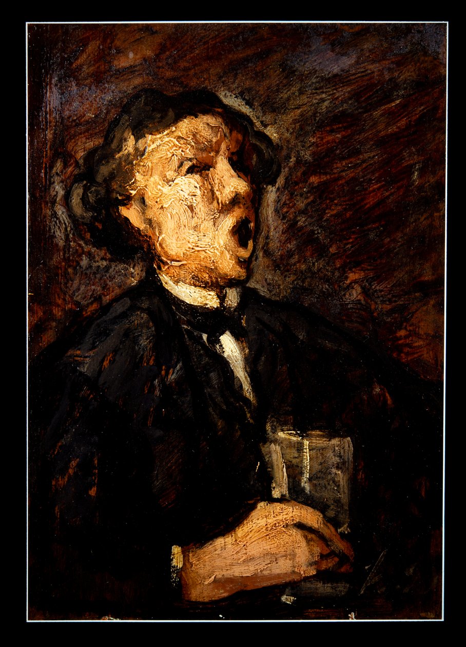 Le Bureur Chantant (panel) autorstwa Honoré Daumier