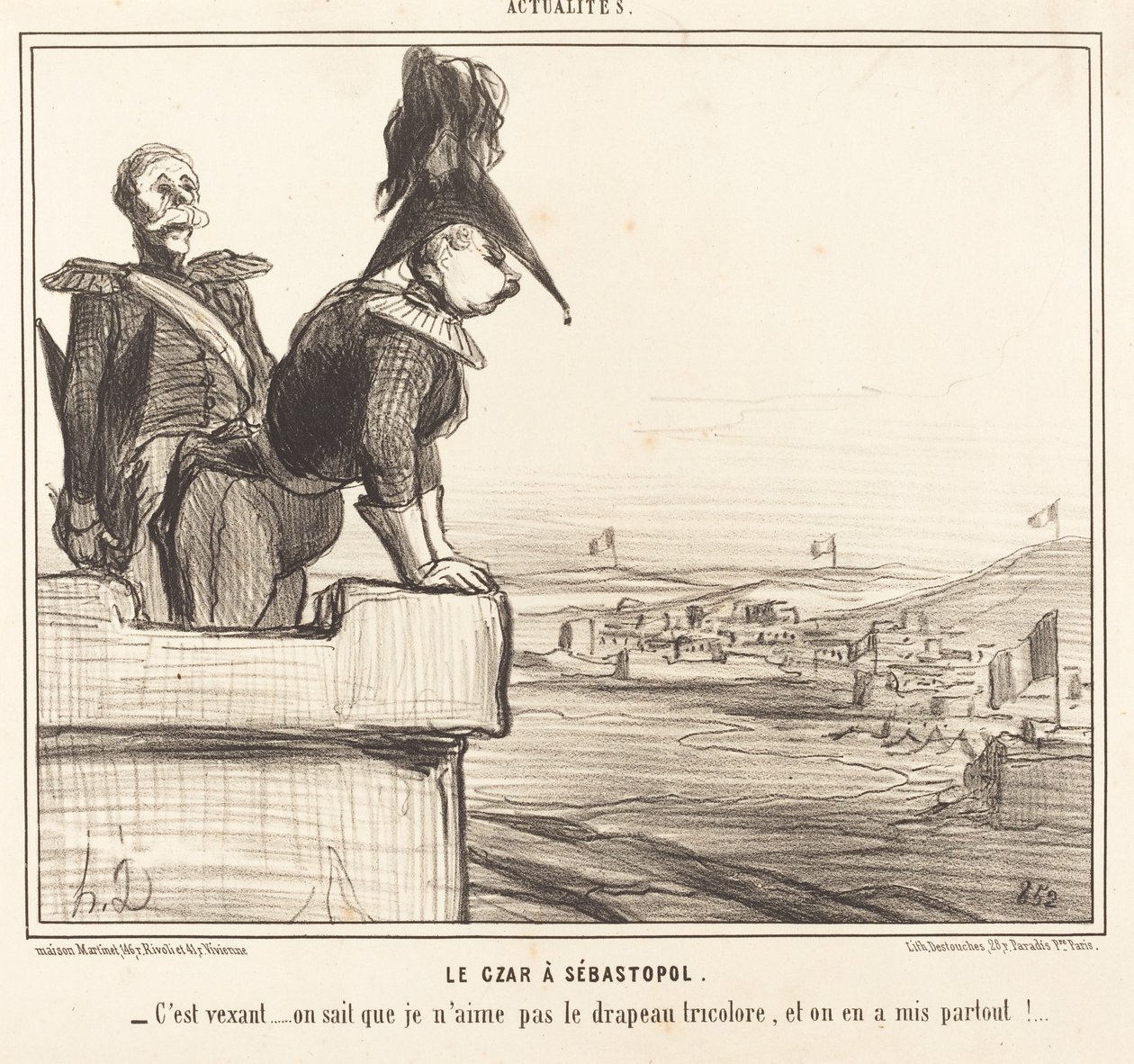 Car w Sewastopolu autorstwa Honoré Daumier