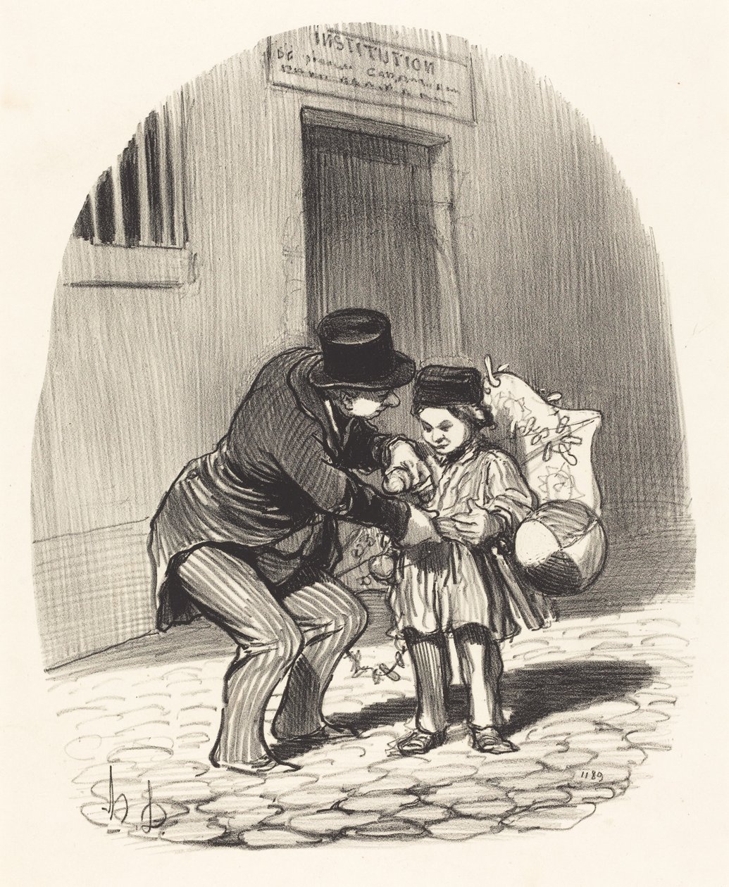 Dzień wolny autorstwa Honoré Daumier