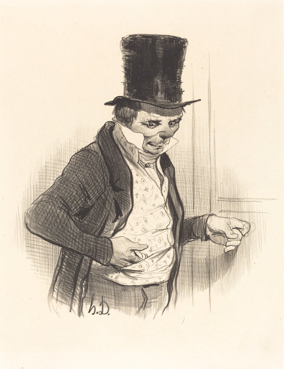 Porter w trasie... autorstwa Honoré Daumier