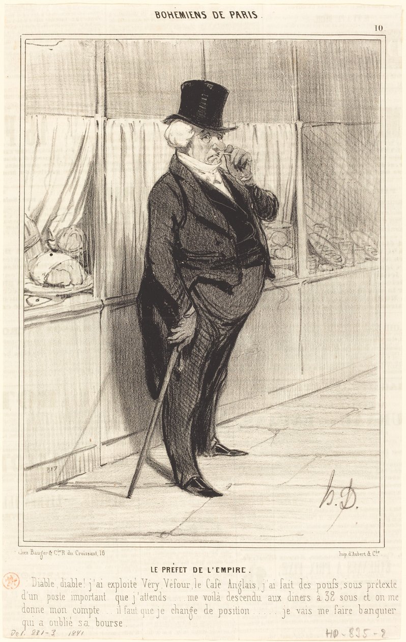 Prefekt Imperium autorstwa Honoré Daumier