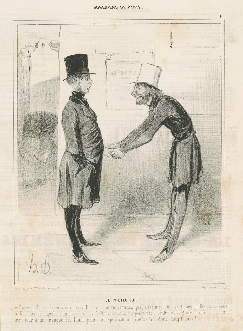 Obrońca autorstwa Honoré Daumier