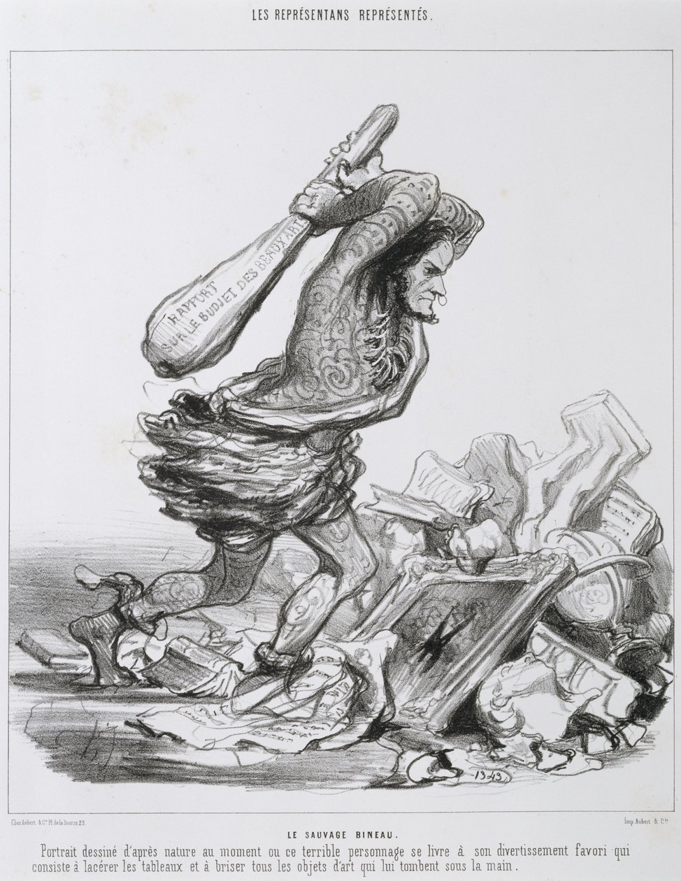 Dzikie Bineau autorstwa Honoré Daumier