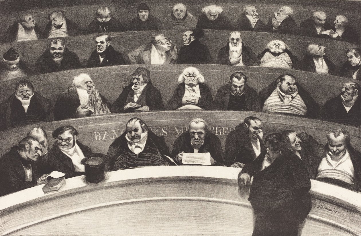 Brzuch ustawodawczy autorstwa Honore Daumier, 1834 autorstwa Honoré Daumier
