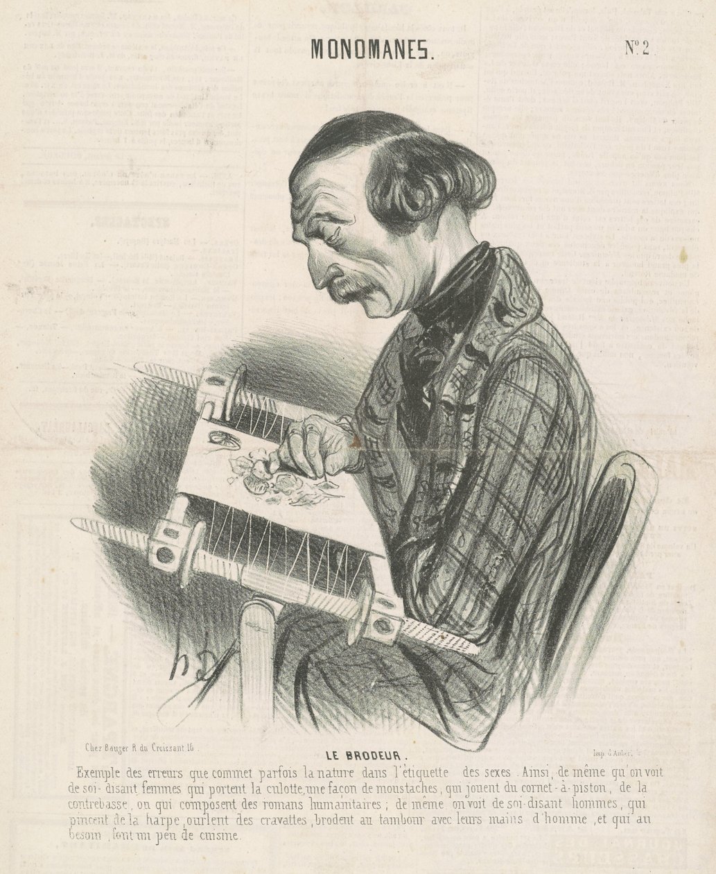 Hafciarka autorstwa Honoré Daumier