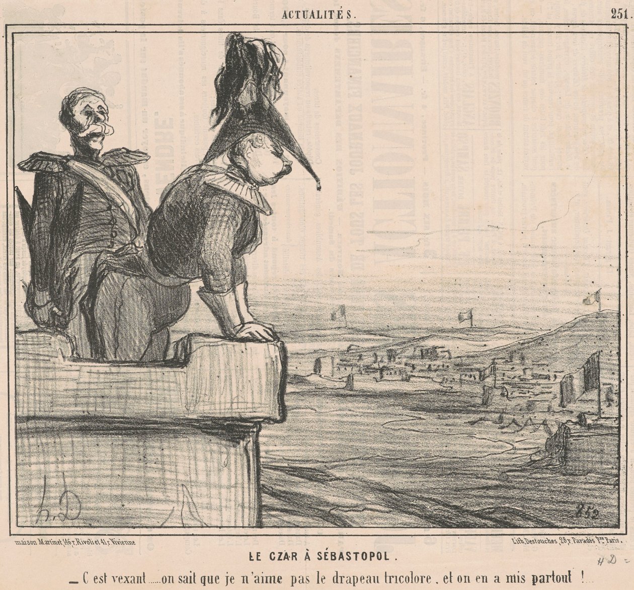 Car w Sewastopolu autorstwa Honoré Daumier