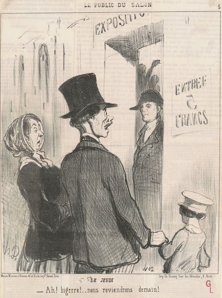 Czwartek autorstwa Honoré Daumier