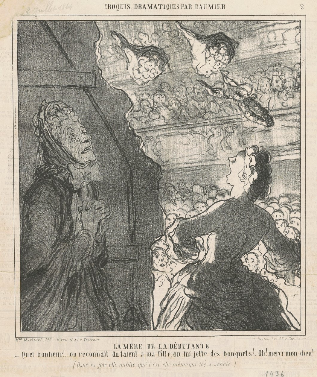 Matka początkującego autorstwa Honoré Daumier
