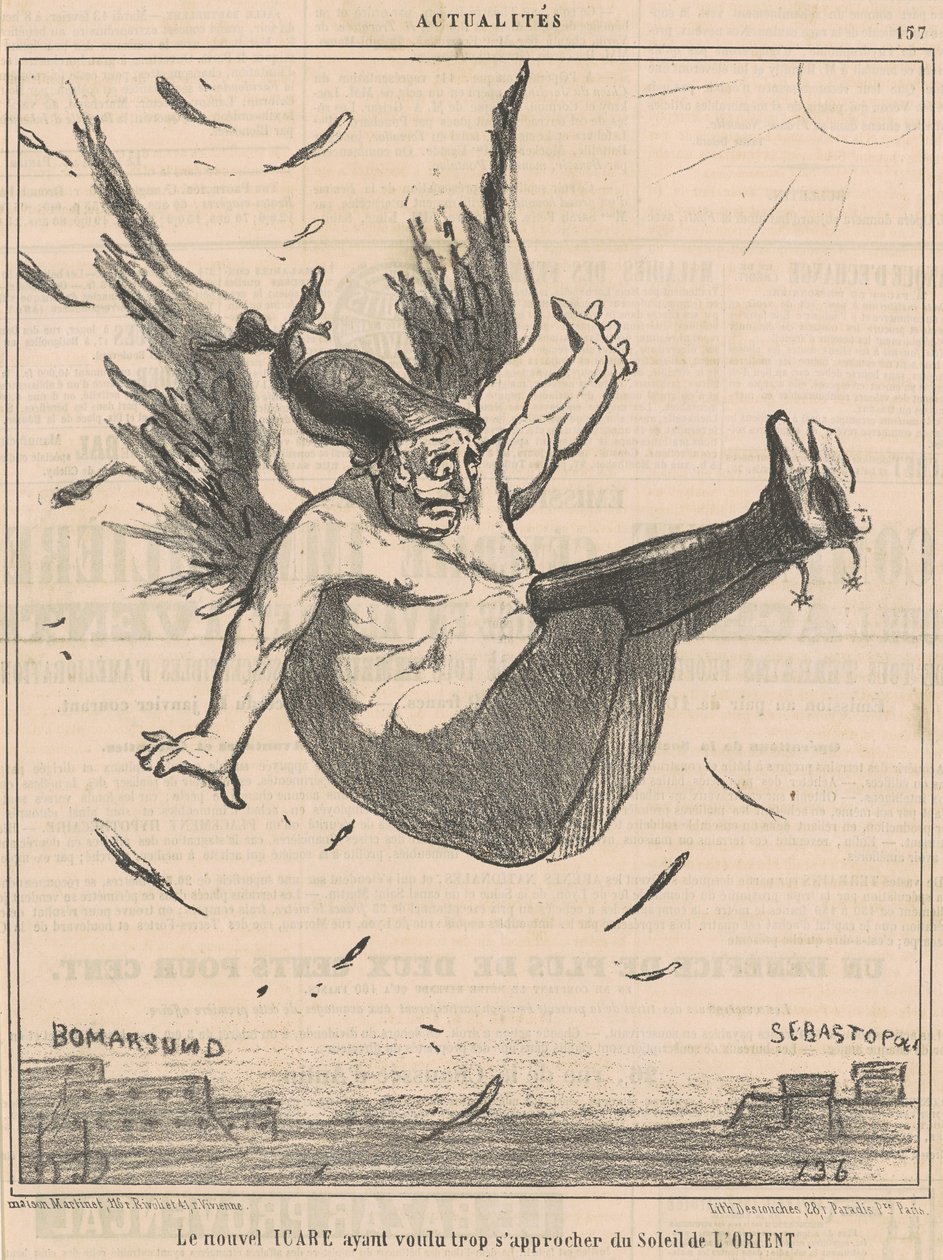 Nowy Ikar... autorstwa Honoré Daumier