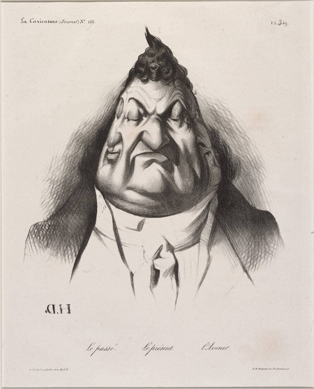 Przeszłość – teraźniejszość – przyszłość autorstwa Honoré Daumier