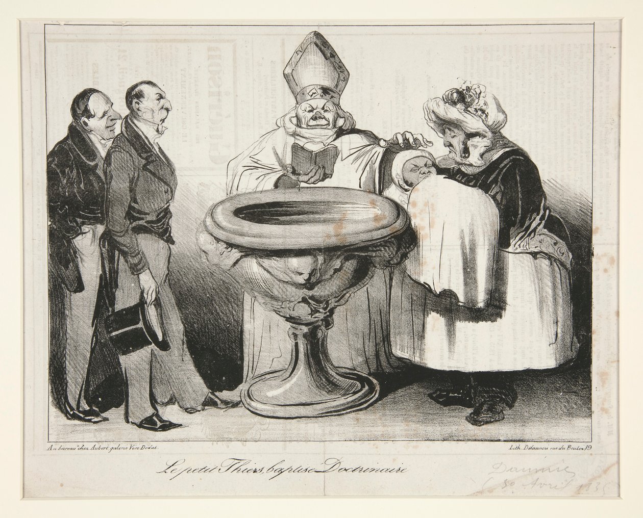 Mały Thiers, ochrzczony? Doktryna (młody Thiers autorstwa Honoré Daumier