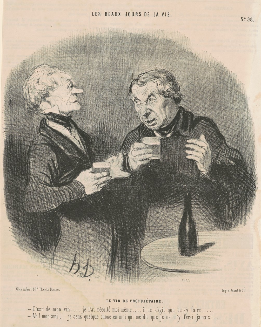 Wino właściciela autorstwa Honoré Daumier