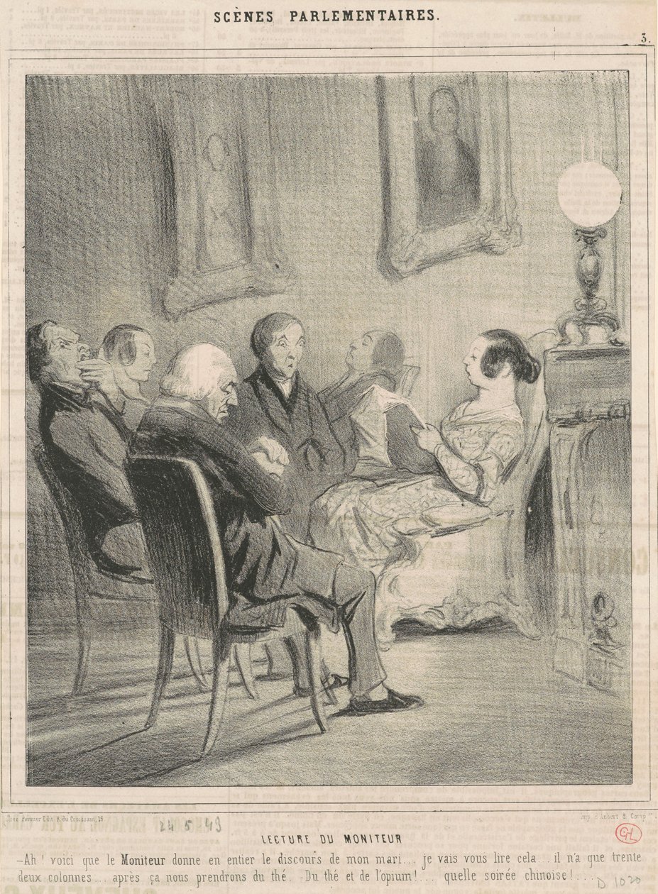 monitoruj odtwarzacz autorstwa Honoré Daumier