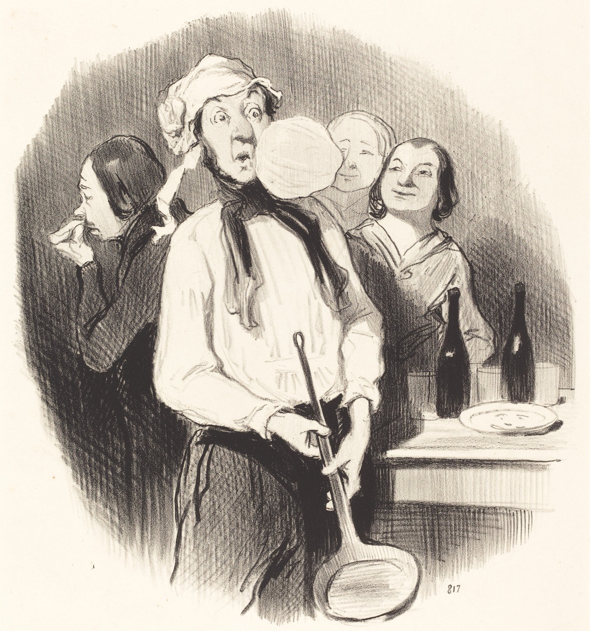 Naleśniki autorstwa Honoré Daumier