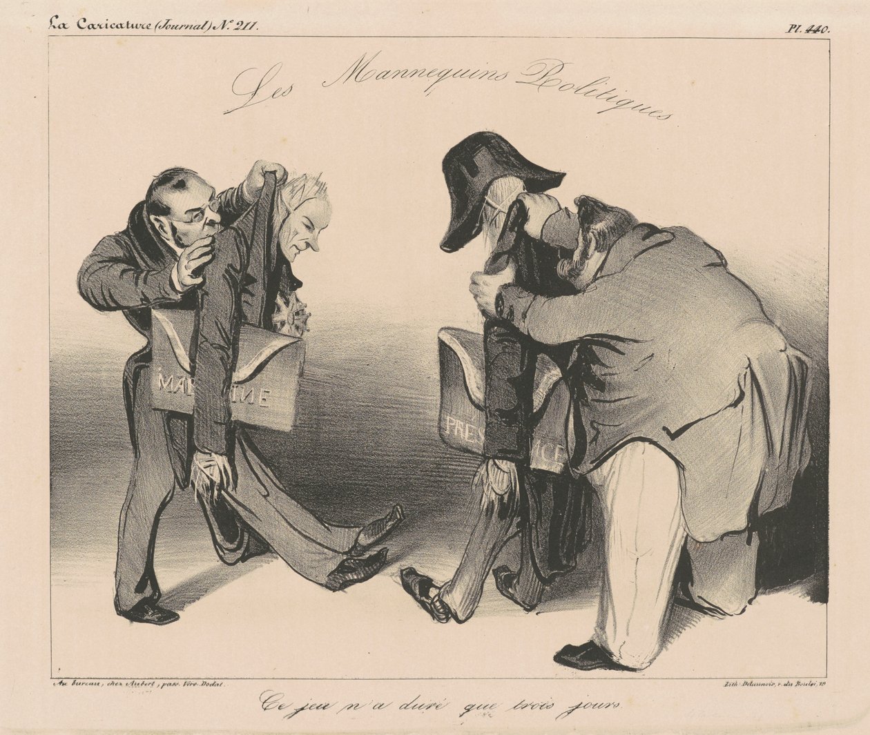 Modele polityczne autorstwa Honoré Daumier