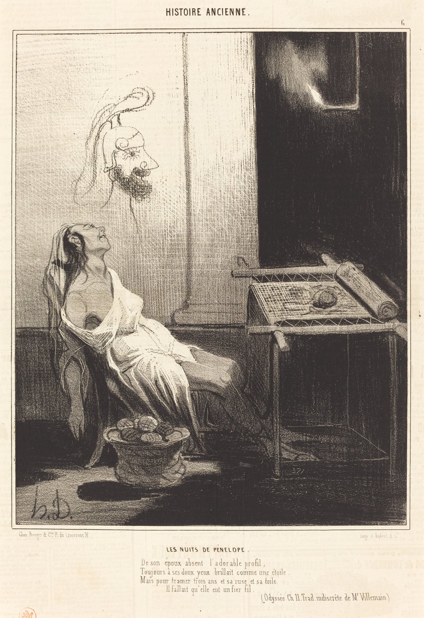 Noce Penelopy autorstwa Honoré Daumier