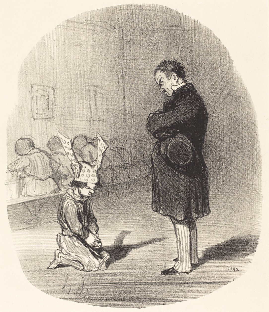Następstwa powstania autorstwa Honoré Daumier