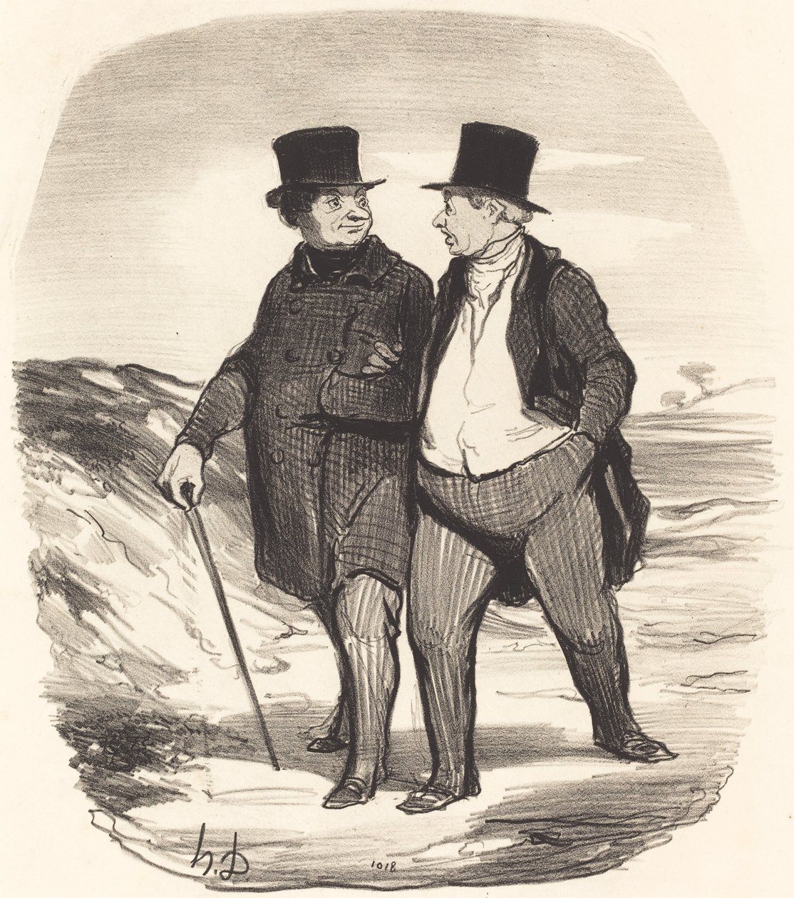 Czasy są ciężkie... autorstwa Honoré Daumier