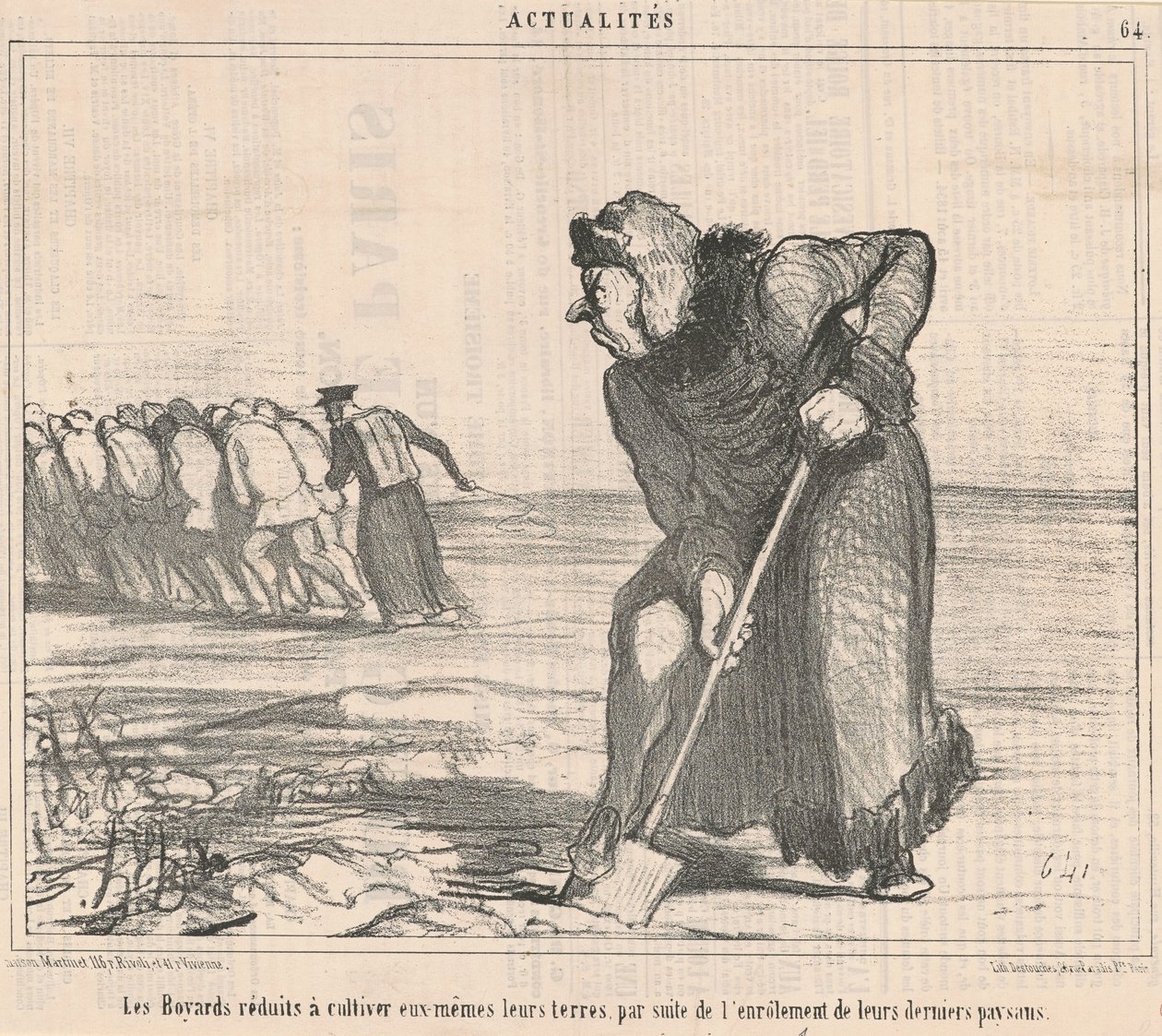 Bojarzy ograniczyli się do kultywowania... autorstwa Honoré Daumier