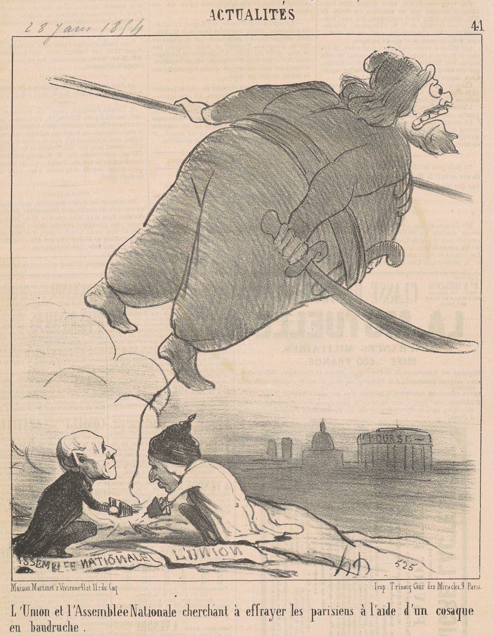 Debaty ... autorstwa Honoré Daumier