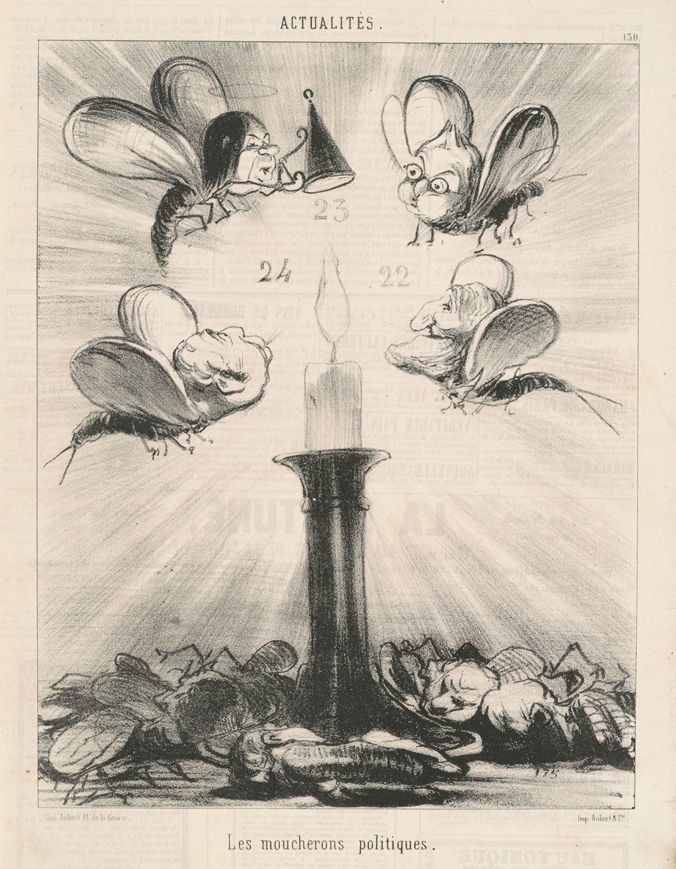 Komary polityczne autorstwa Honoré Daumier