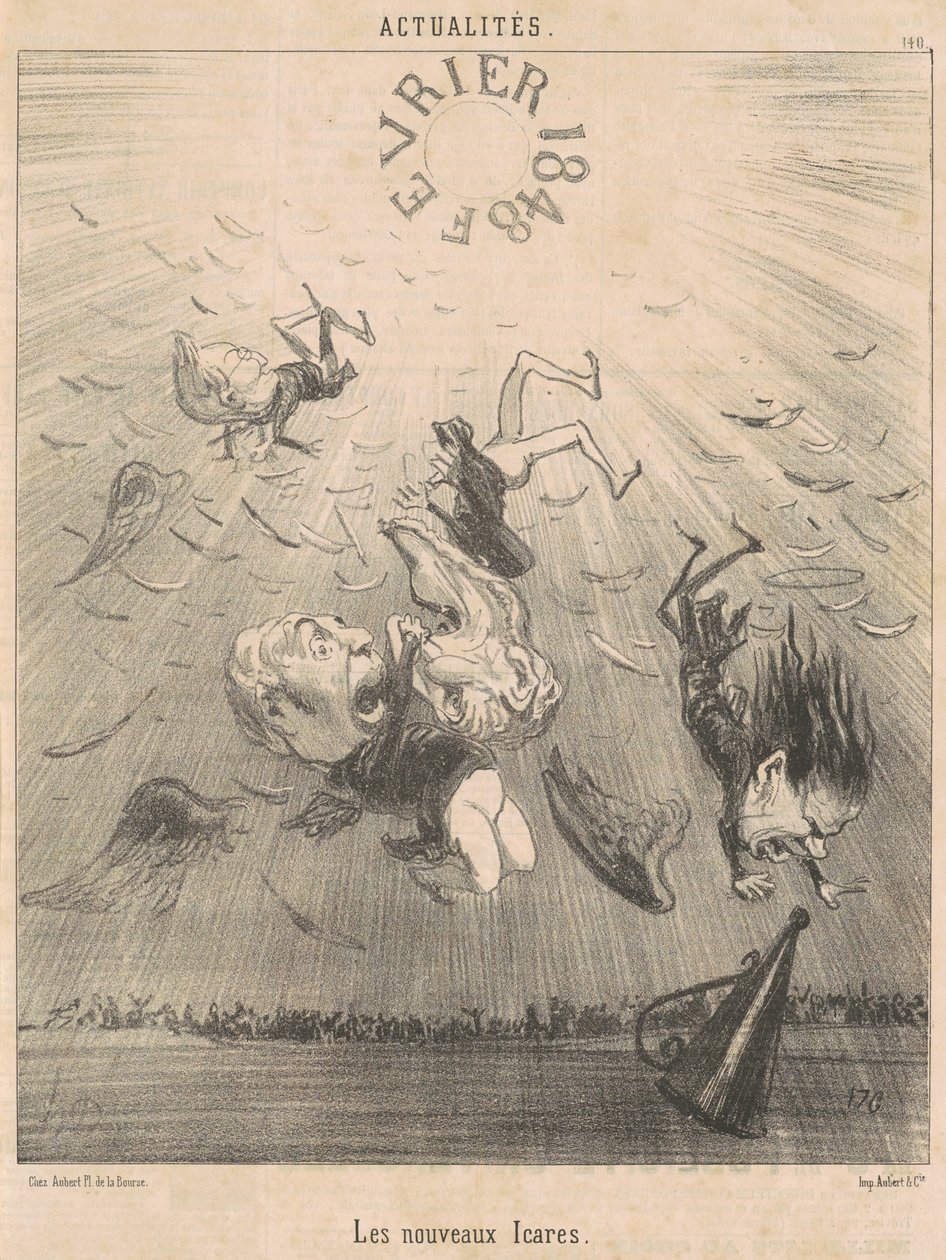 Nowy Ikar autorstwa Honoré Daumier