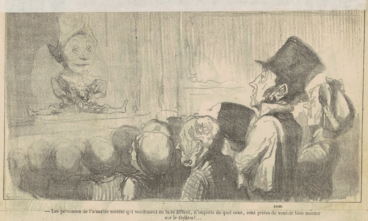 Ludzie miłego społeczeństwa, które ... autorstwa Honoré Daumier