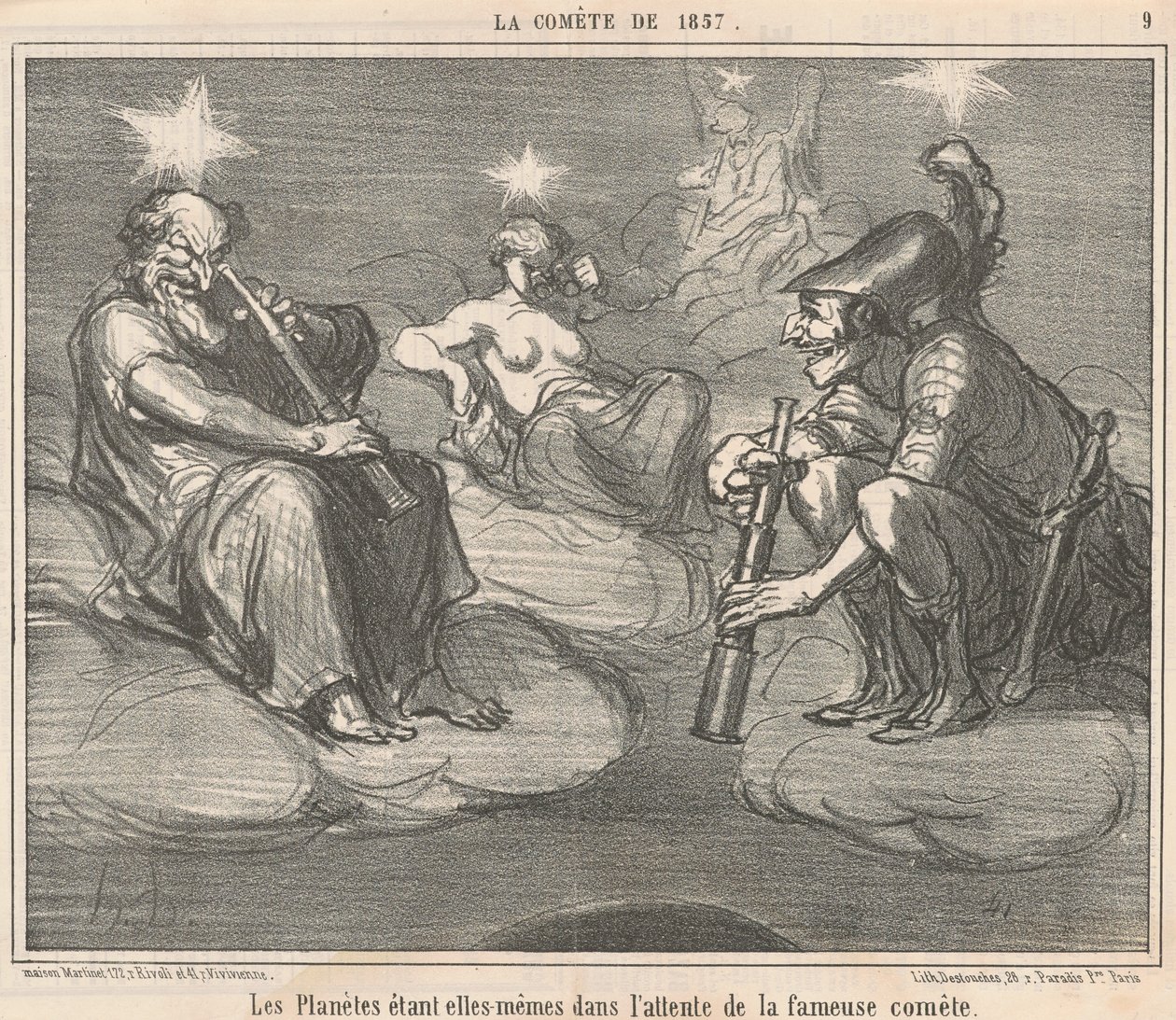 Planety są sobą autorstwa Honoré Daumier