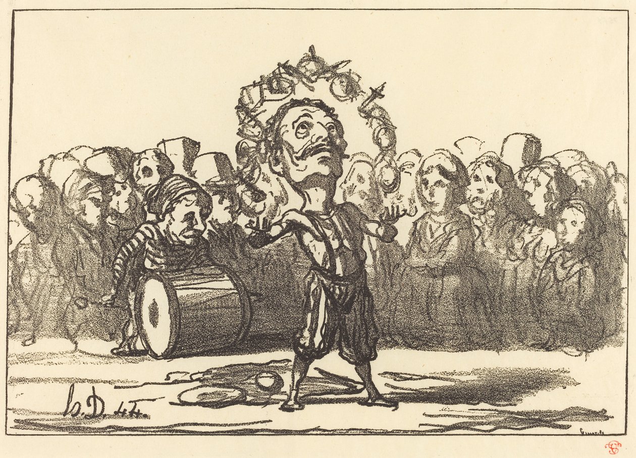 Wierzchowce autorstwa Honoré Daumier