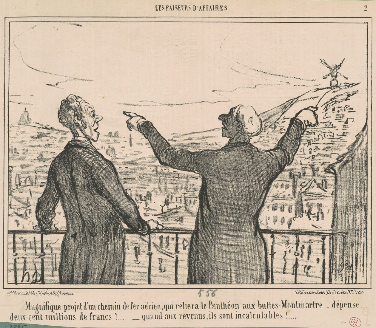 Wspaniały projekt... autorstwa Honoré Daumier
