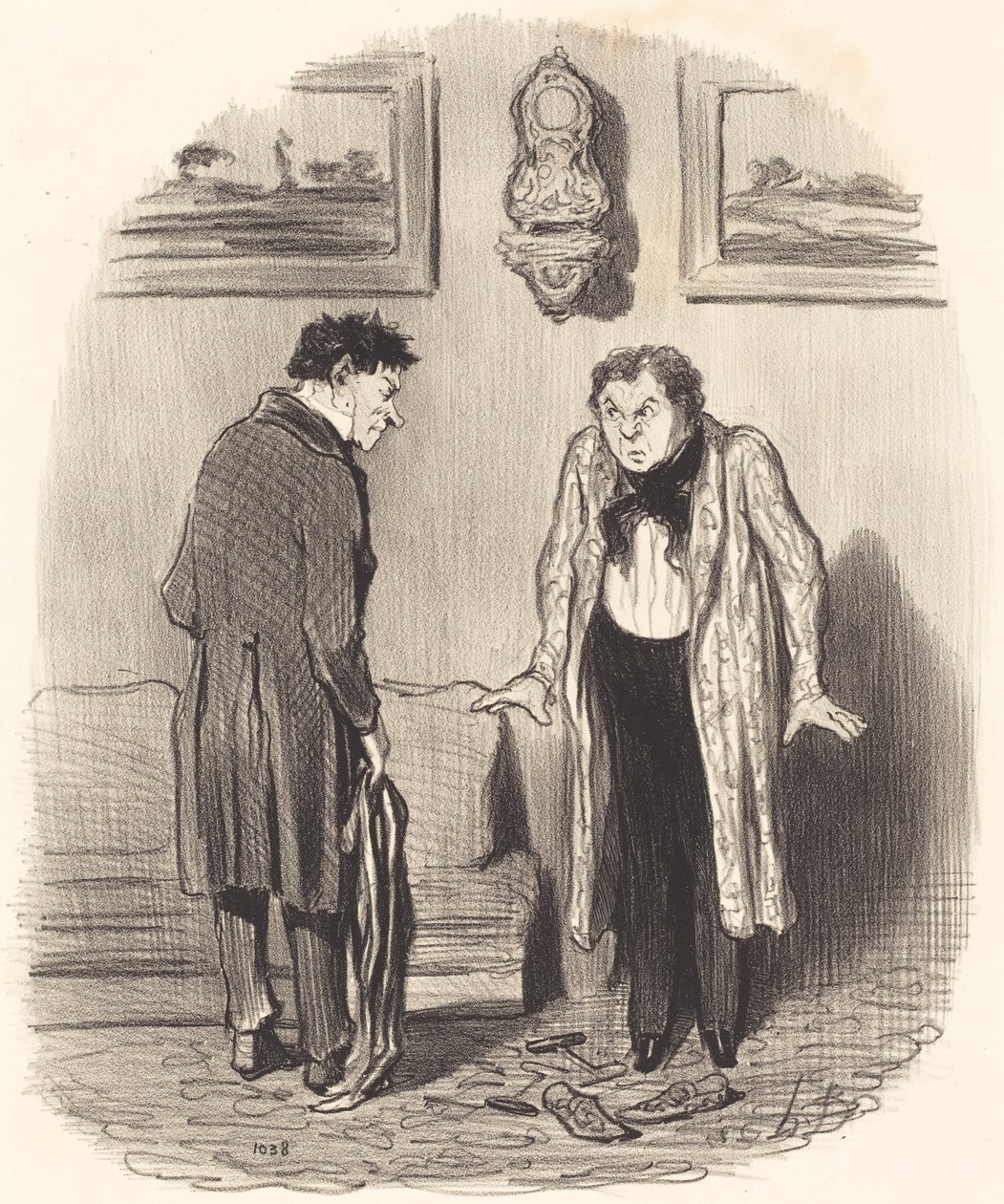Ale kiedy mówię ci, że nie mogę ruszyć nogami... autorstwa Honoré Daumier