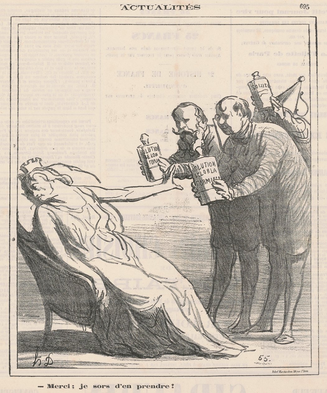 Dziękuję, wezmę trochę autorstwa Honoré Daumier