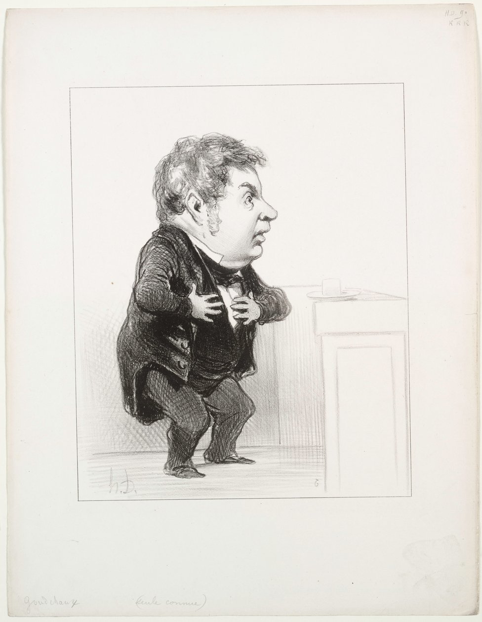 Michel Goudchaux, 1849. autorstwa Honoré Daumier