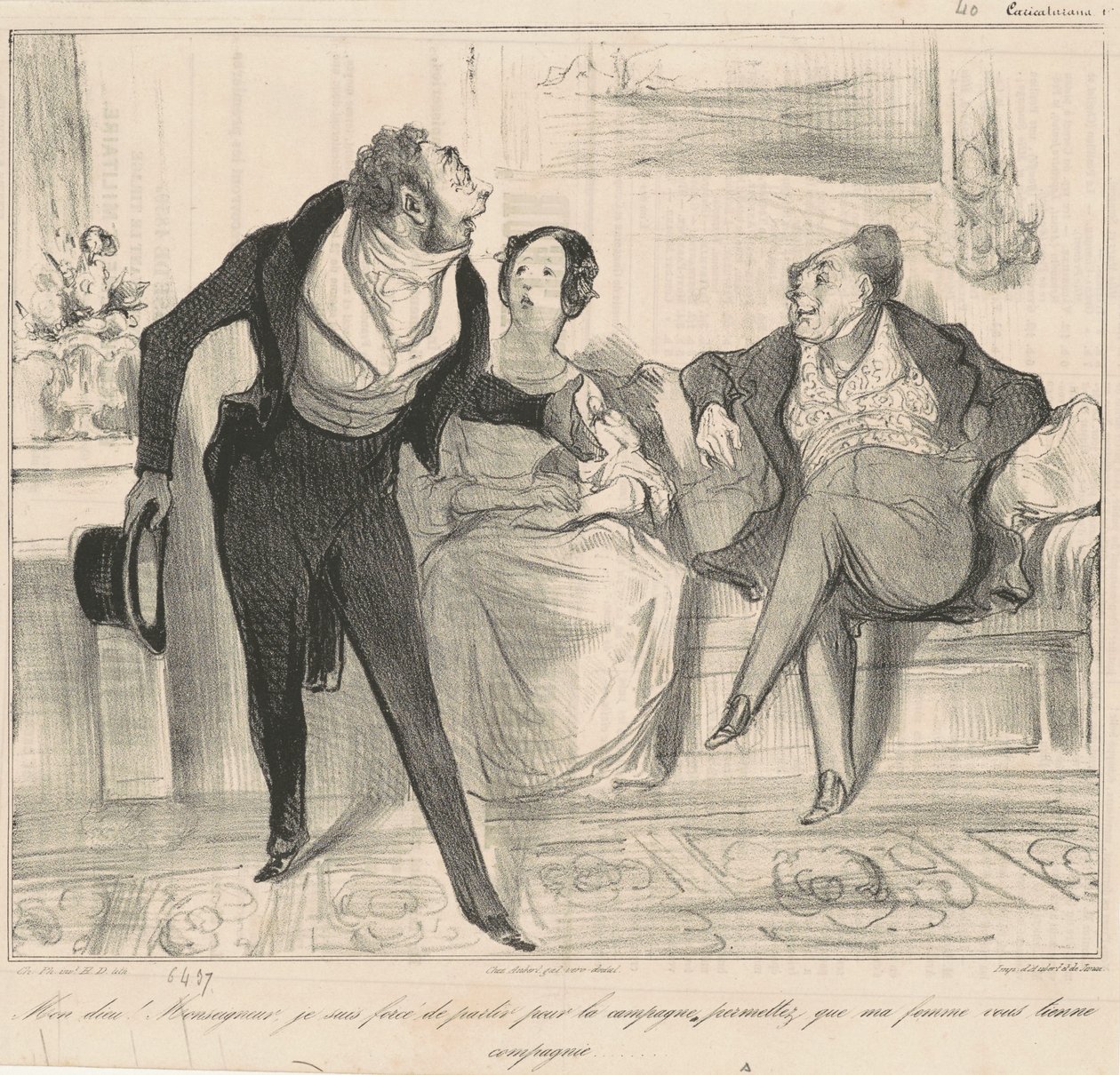 Mój Boże! Proszę pana, jestem... autorstwa Honoré Daumier
