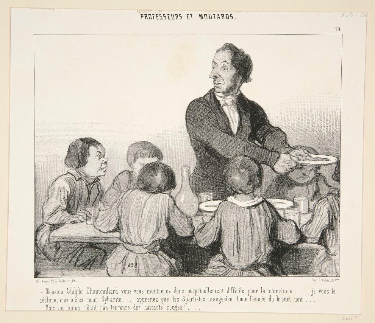 Monsieur Adolphe Chamouillard, pokażcie się zatem. #10 nauczycieli i homarów autorstwa Honoré Daumier