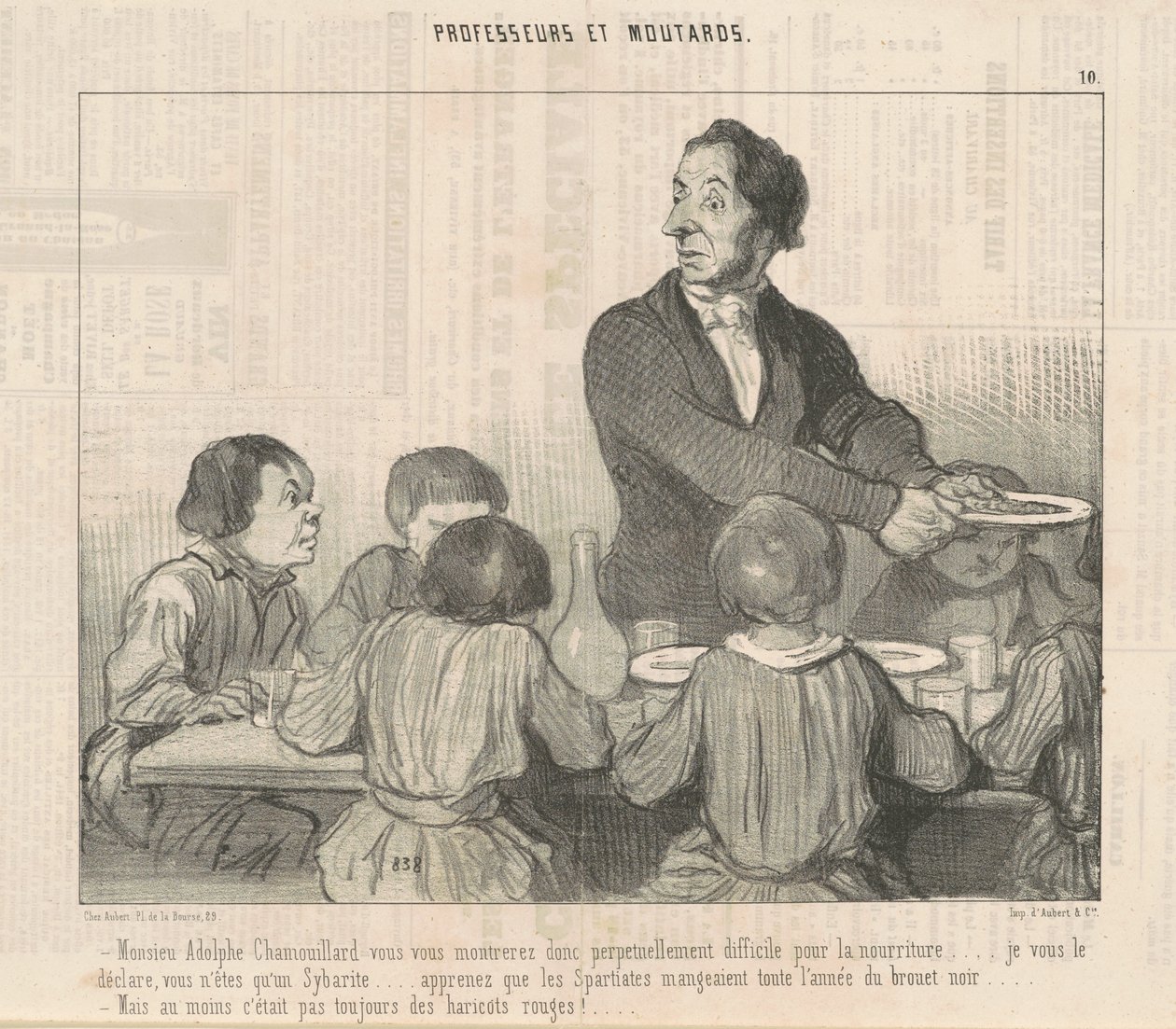 Panie Adolphe Chamouillard, więc pokaże się pan... autorstwa Honoré Daumier