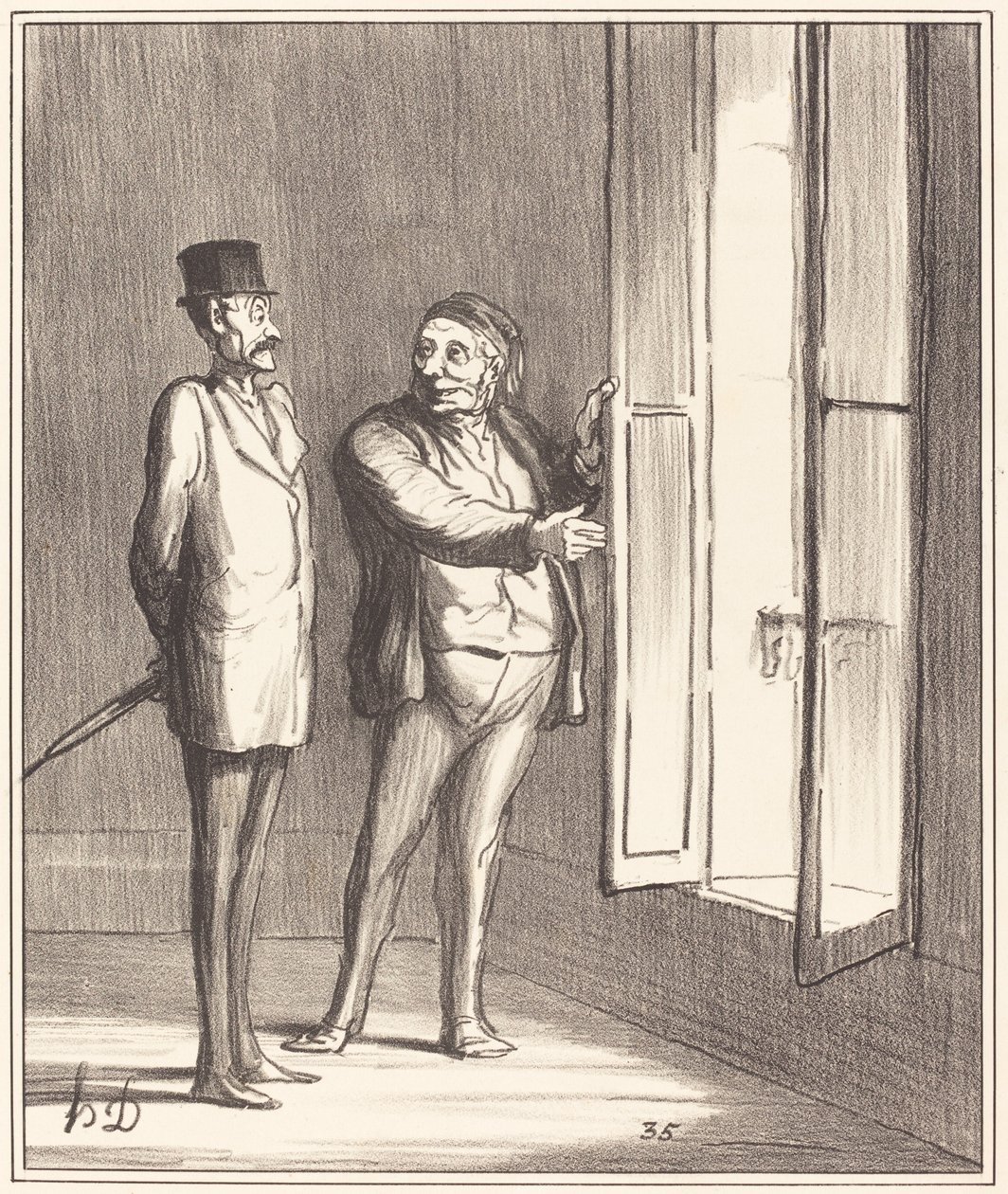Tu będzie dobrze... autorstwa Honoré Daumier