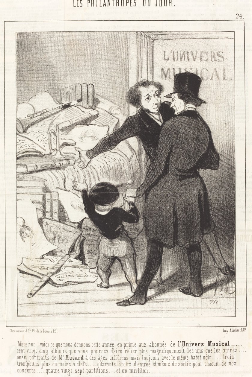 Proszę pana... oto co dajemy... jako bonus... autorstwa Honoré Daumier