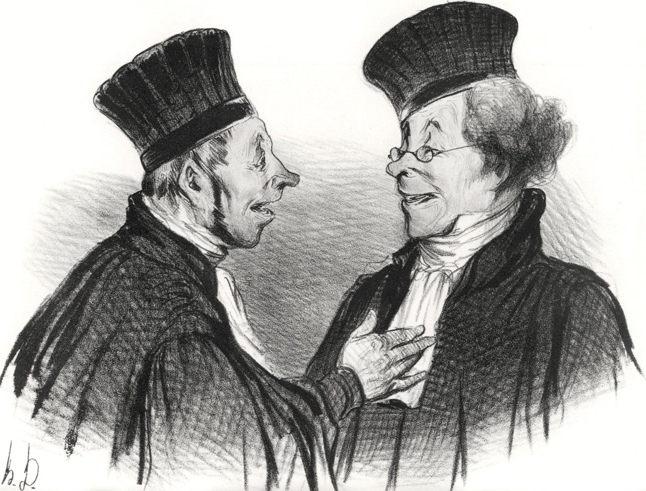 Mój drogi! Zemdlałeś... cudownie. To naprawdę wywarło trwałe wrażenie!, 1838. autorstwa Honoré Daumier