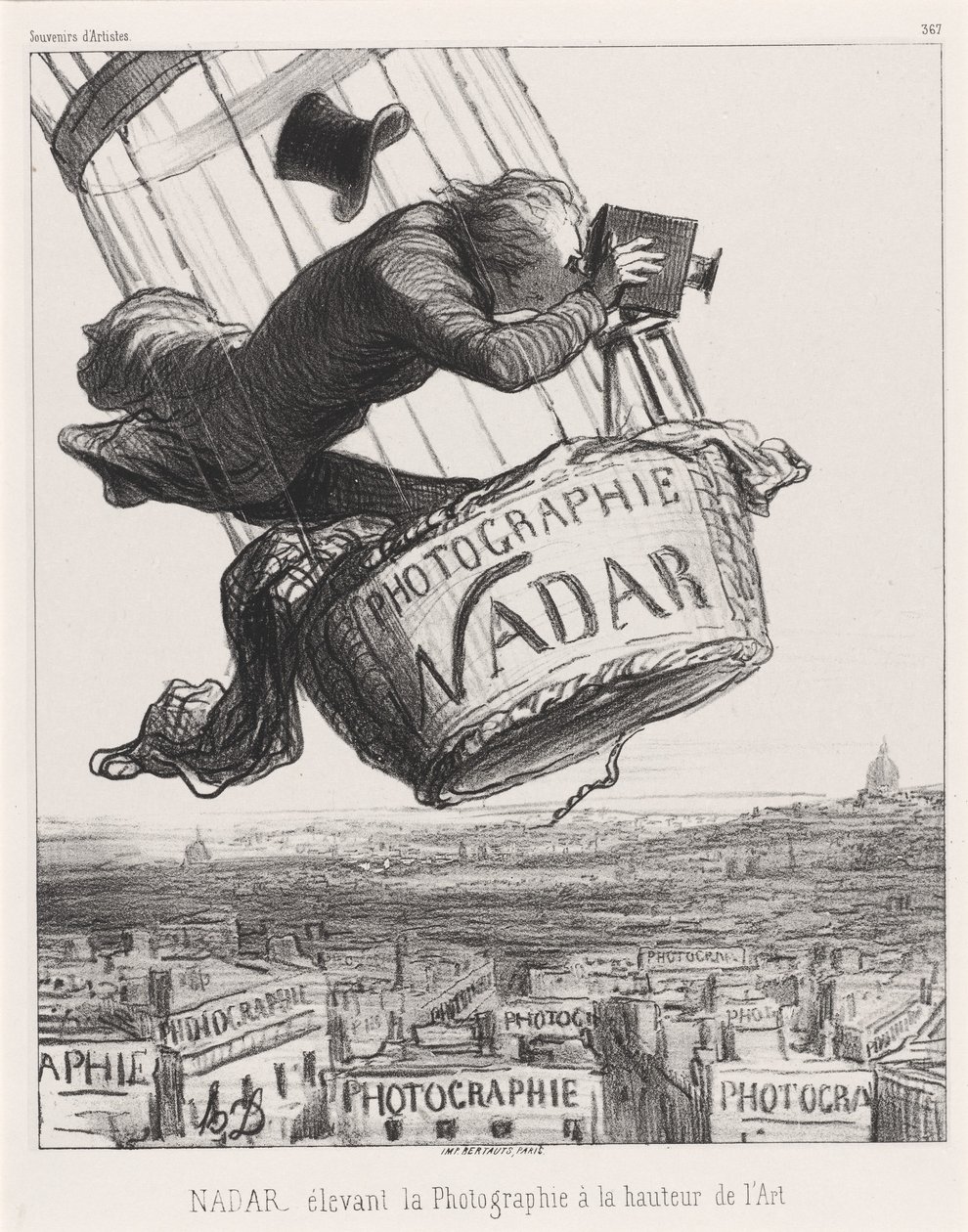 Nadar wznosi fotografię na wyżyny sztuki autorstwa Honoré Daumier